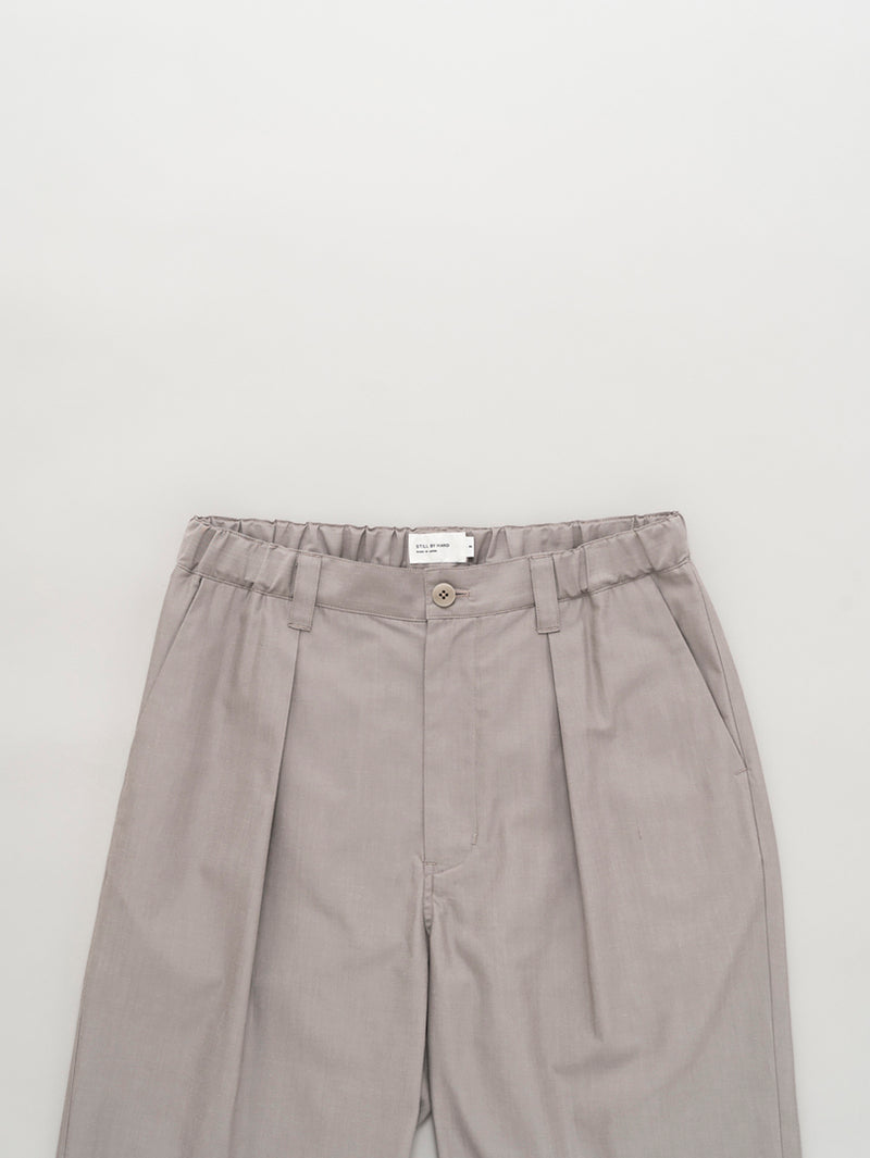 PT08251 CUPRO MIXED STRAIGHT PANTS