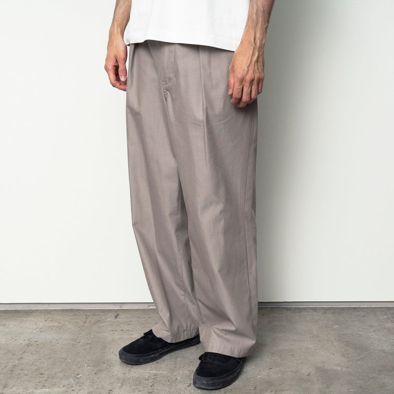 PT08251 CUPRO MIXED STRAIGHT PANTS