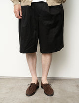 PT10261 LINEN MIXED WIDE SHORTS