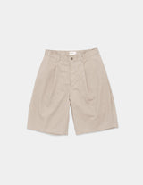 PT10261 LINEN MIXED WIDE SHORTS