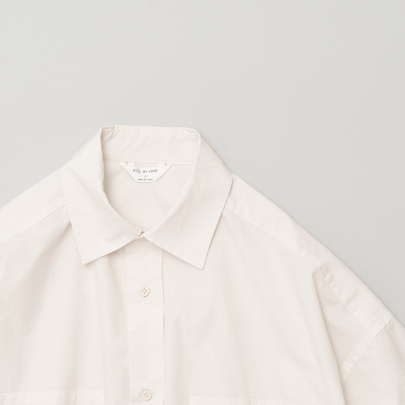 STILL BY HAND SH01243 GARMENT DYE OVER SHIRT – hideandseekStore