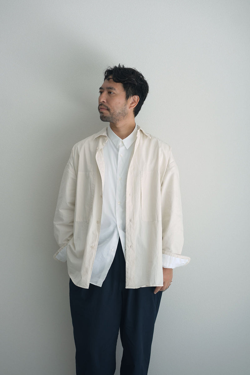STILL BY HAND SH01243 GARMENT DYE OVER SHIRT – hideandseekStore