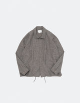 SH02233 MELANGE COACH JACKET