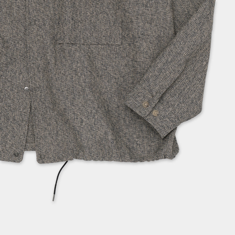 SH02233 MELANGE COACH JACKET