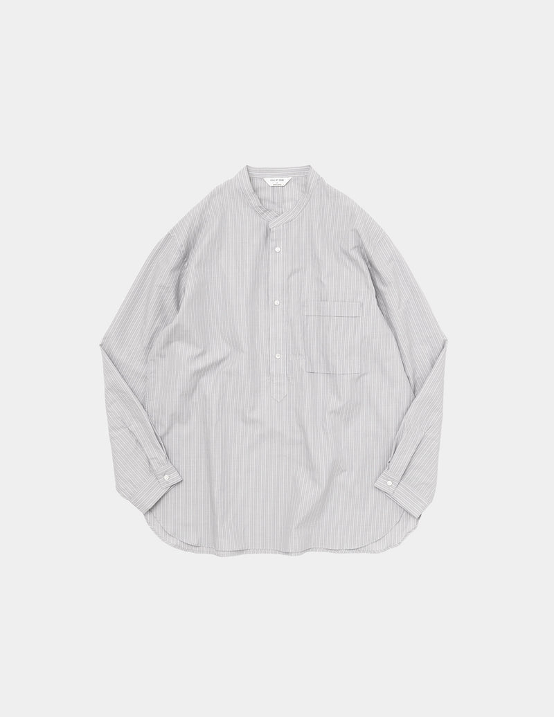 SH02241 BAND COLLAR PULLOVER SHIRT