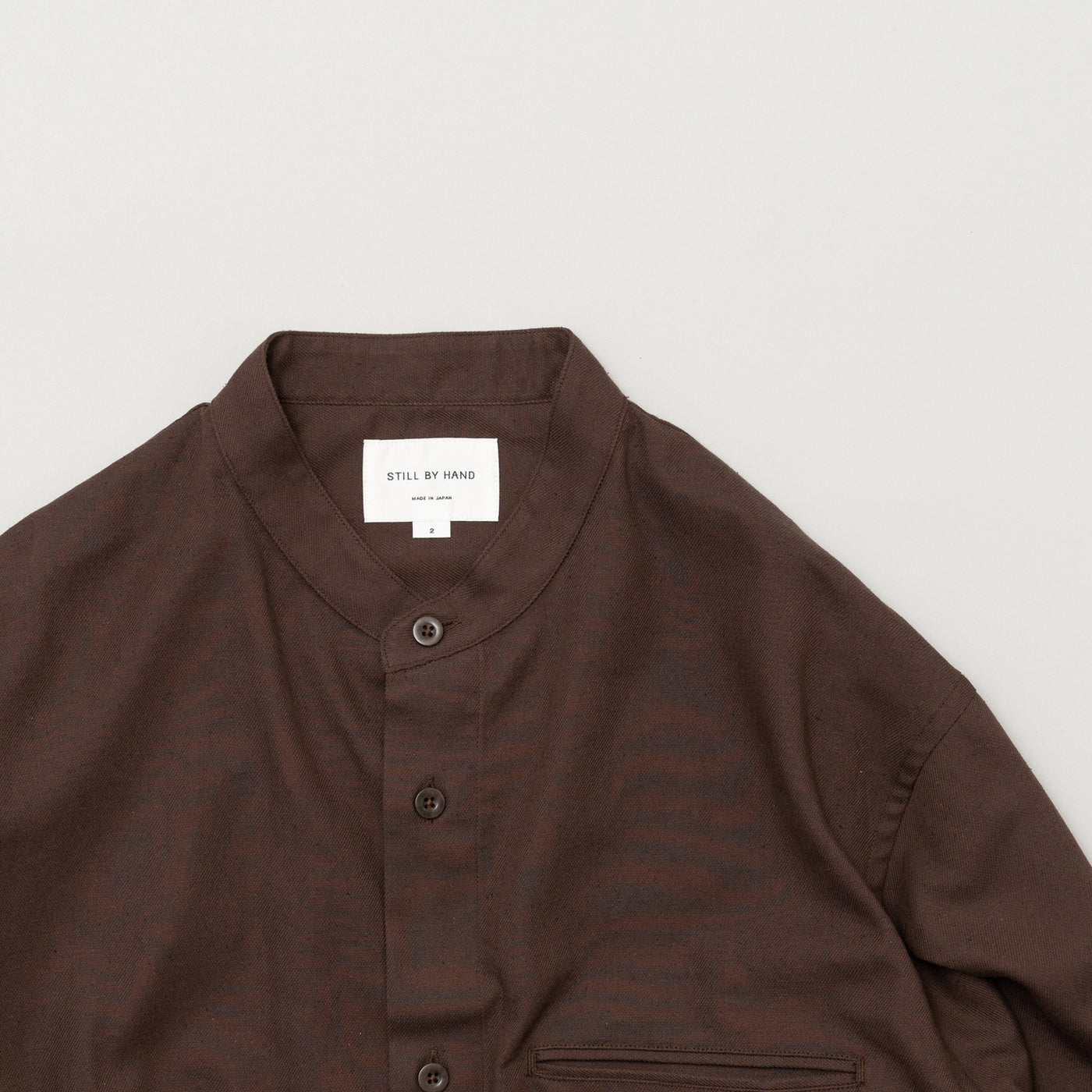 STILL BY HAND SH02243 SILK NEP TWILL SHIRT – hideandseekStore