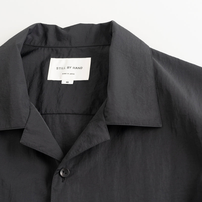 SH02252 NYLON OPEN COLLAR SHIRT
