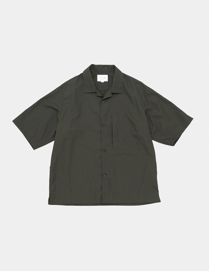 SH02252 NYLON OPEN COLLAR SHIRT