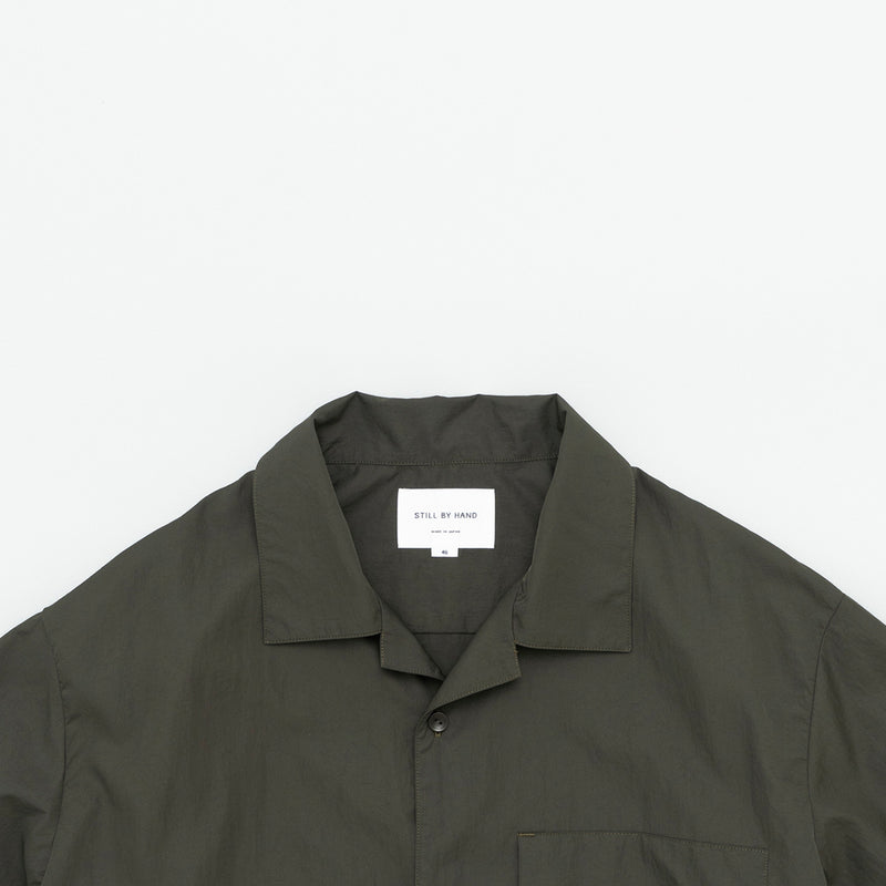 SH02252 NYLON OPEN COLLAR SHIRT