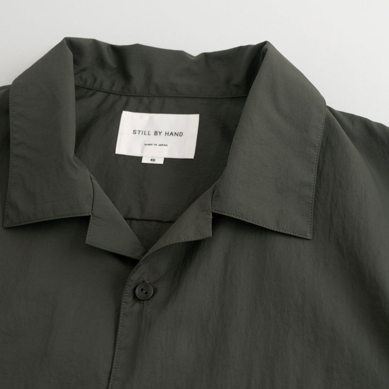 SH02252 NYLON OPEN COLLAR SHIRT
