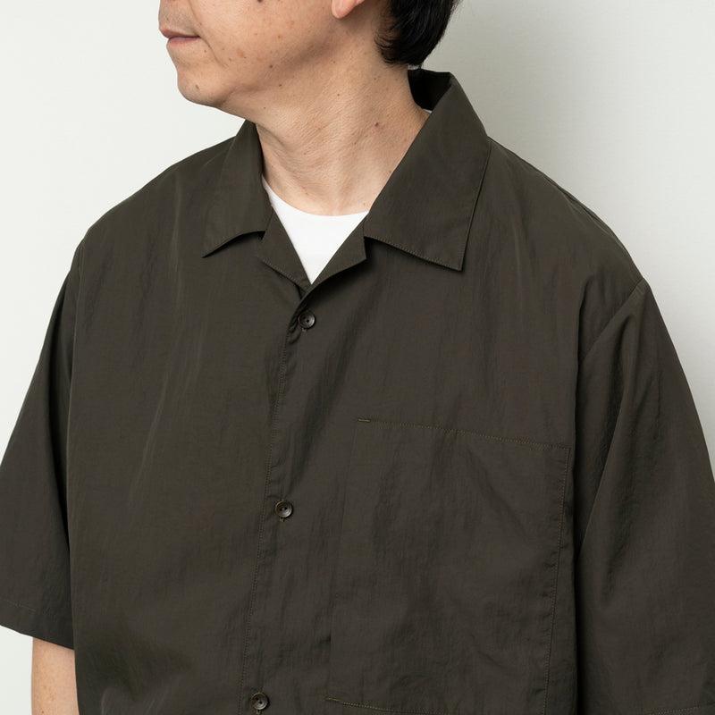 SH02252 NYLON OPEN COLLAR SHIRT