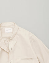 SH06261 LINEN MIXED NARROW COLLAR SHIRT