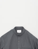 SH06261 LINEN MIXED NARROW COLLAR SHIRT