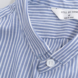 SH08252 COTTON BROAD STRIPE SHIRT