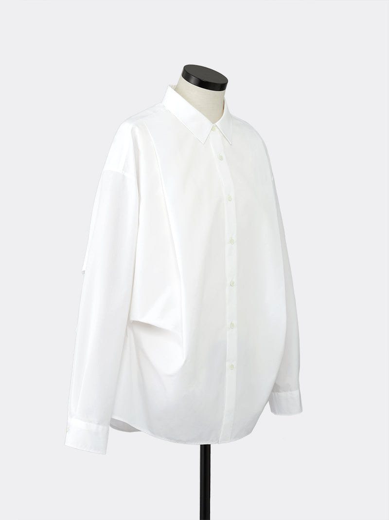 MGMFB251254 TUCKED DETAIL OVERSIZED SHIRT