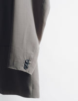 S25AW11JKT-W DRAPED DART WOOL SERGE BLAZER
