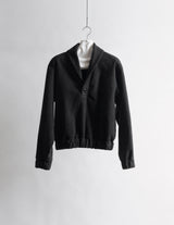 S25AW16CS SHAWL COLLAR COTTON FLEECE JACKET