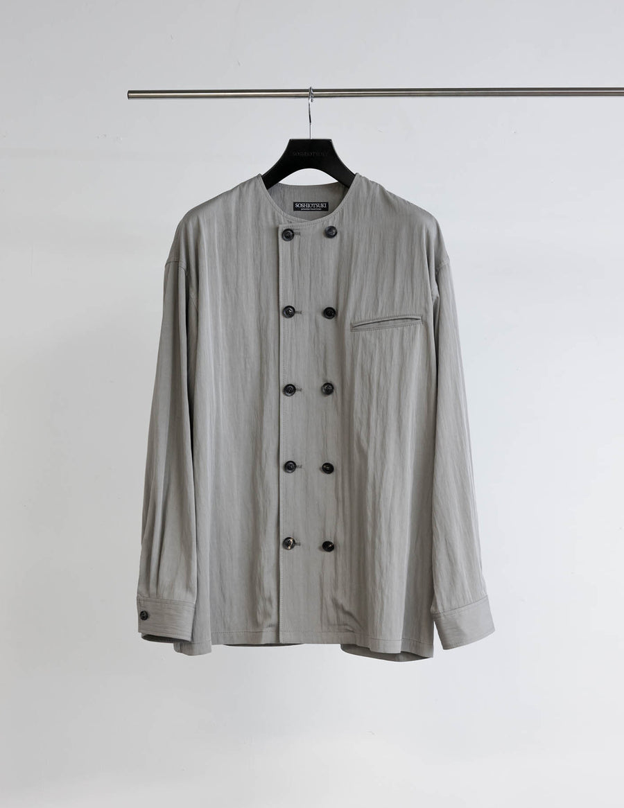 S25SS03SH-R RAYON WASHER NO COLLAR SHIRT