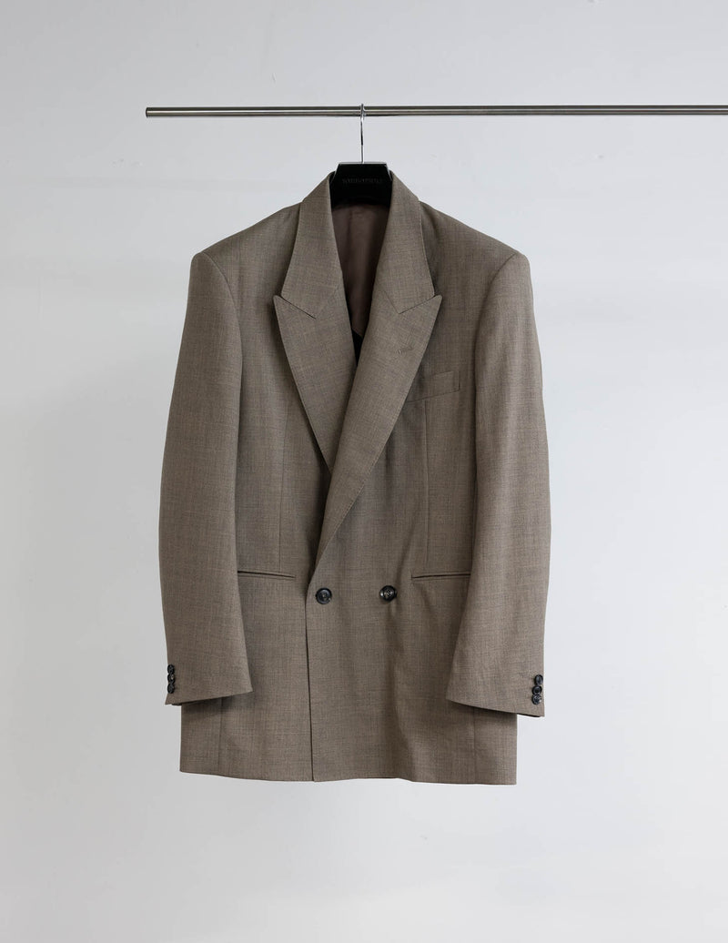 S25SS04JKT-W INTERLINING POCKET 2B DOUBLE BREASTED JACKET