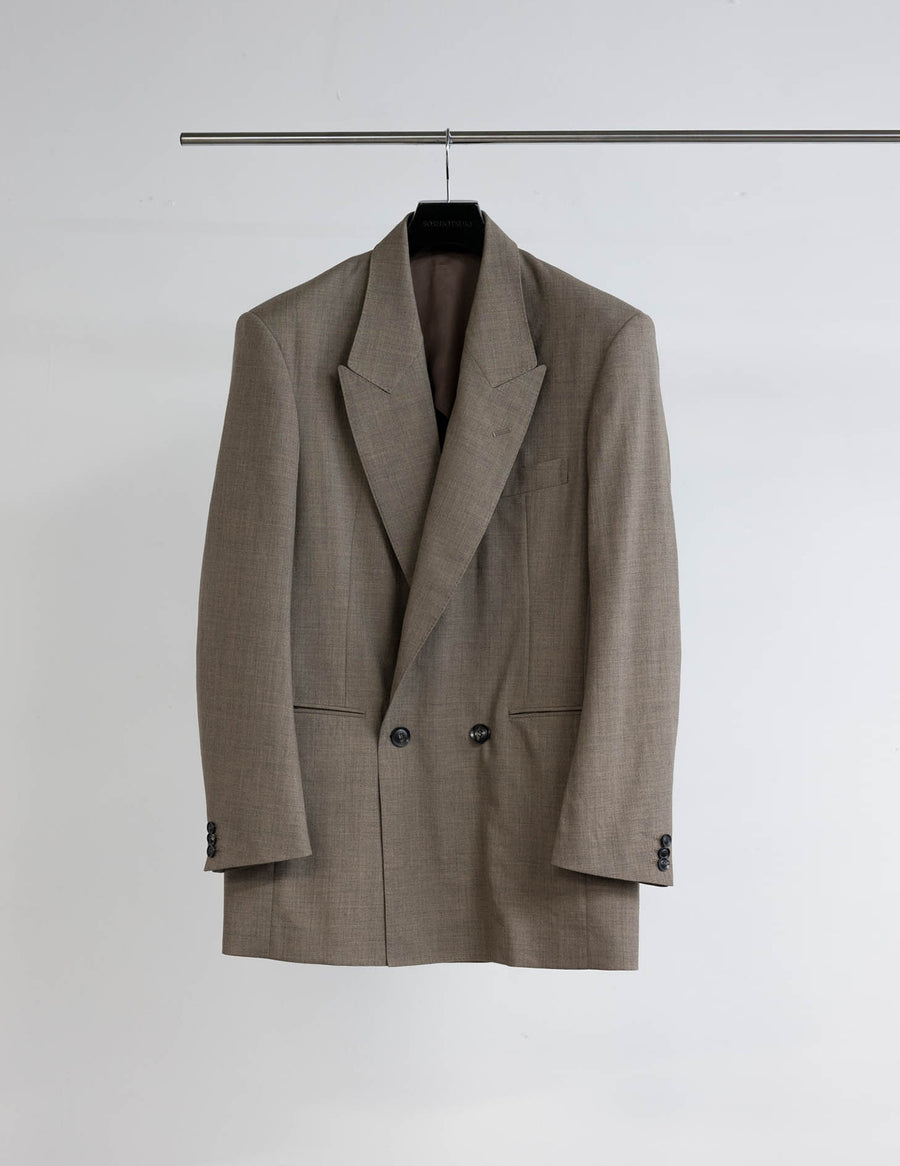 S25SS04JKT-W INTERLINING POCKET 2B DOUBLE BREASTED JACKET