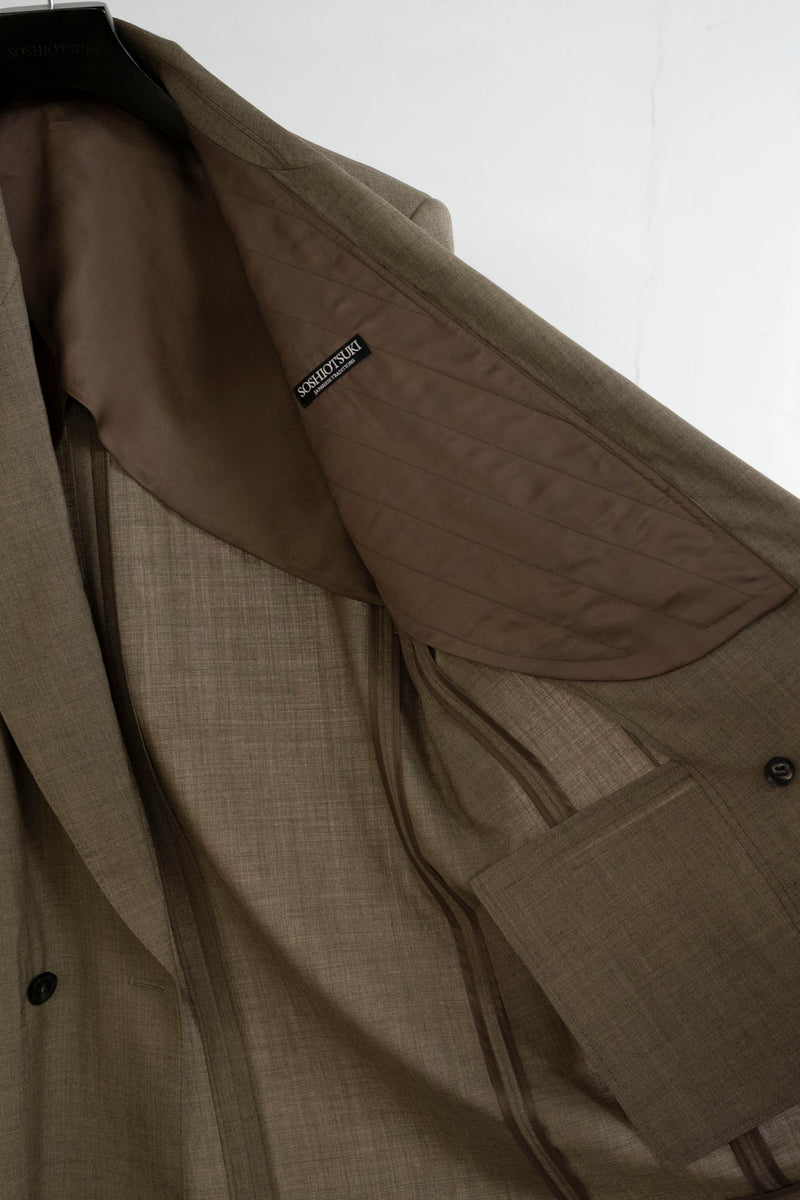S25SS04JKT-W INTERLINING POCKET 2B DOUBLE BREASTED JACKET