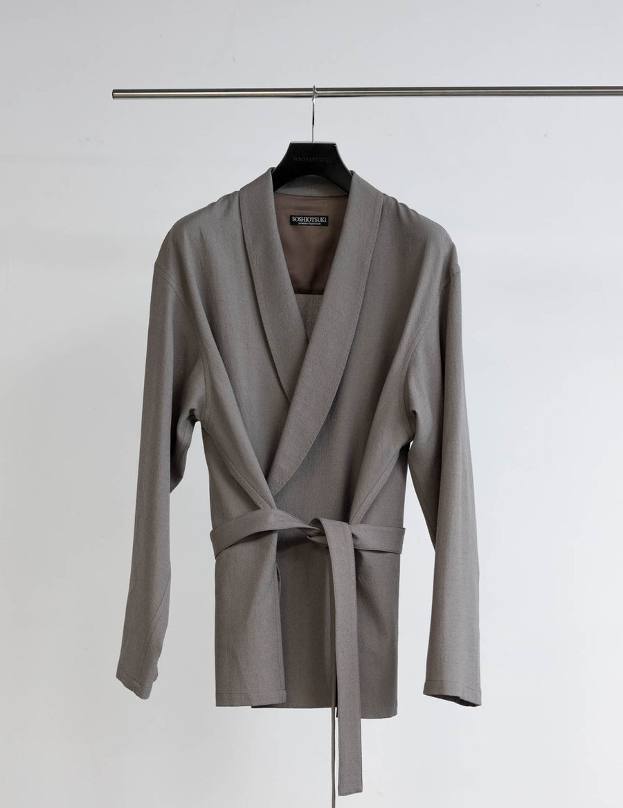 S25SS09JKT-W WOOL JUDO GOWN JACKET