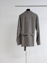 S25SS09JKT-W WOOL JUDO GOWN JACKET