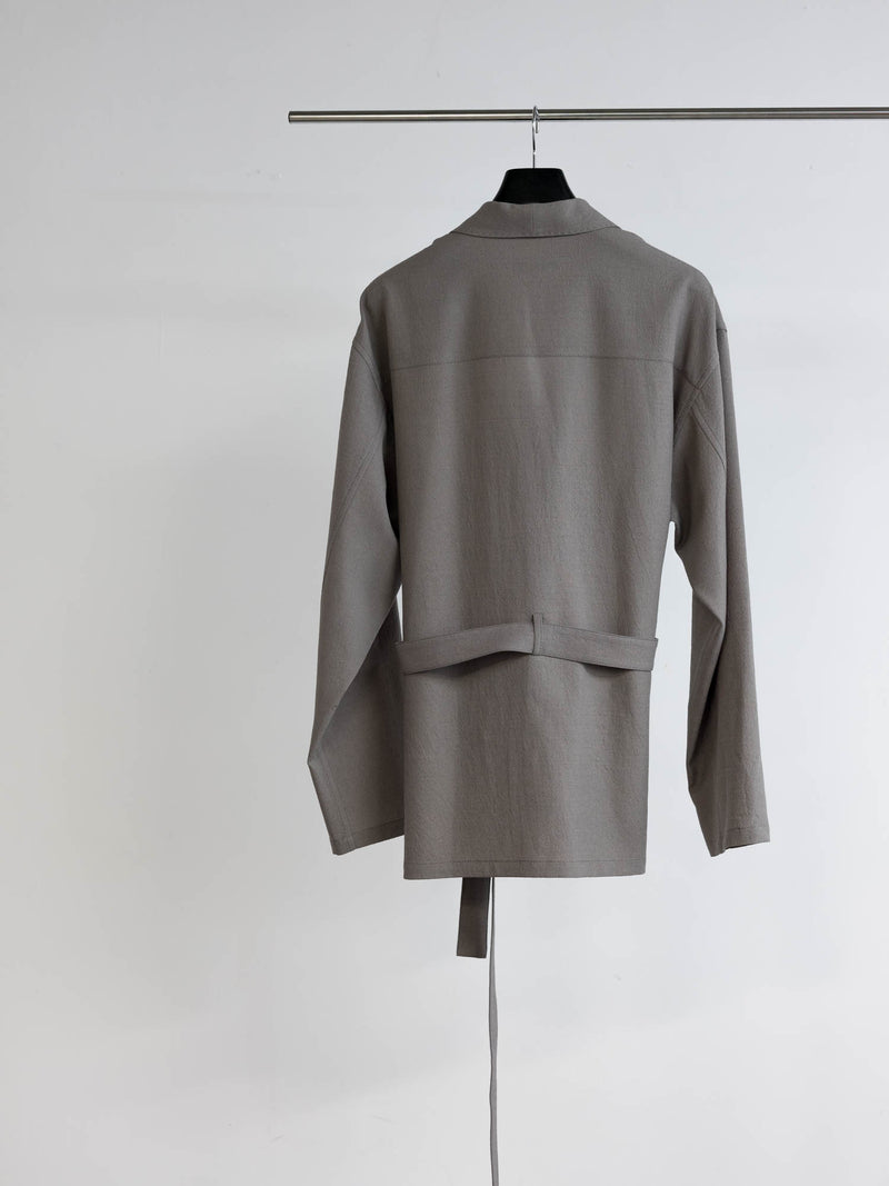 S25SS09JKT-W WOOL JUDO GOWN JACKET