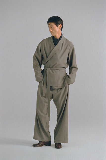 S25SS09JKT-W WOOL JUDO GOWN JACKET