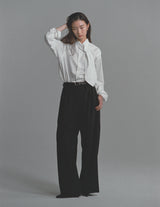 ASCOT TIE COLLAR SHIRT