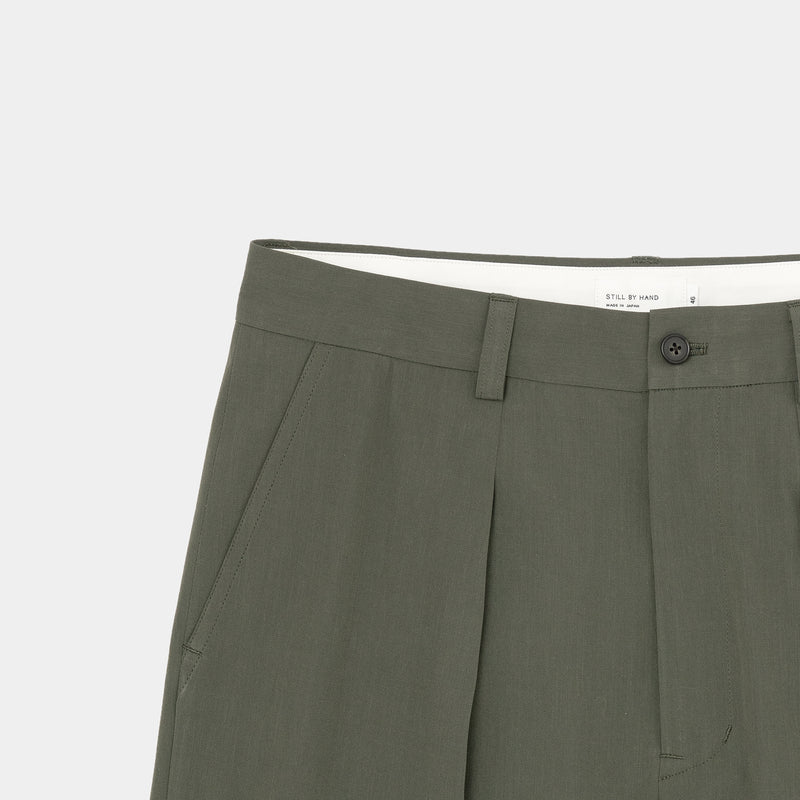 PT08232 COTTON GABARDINE PRESSSED PANTS