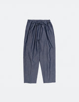 PT09231 WIDE EASY CHAMBRAY PANTS