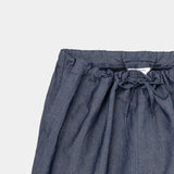 PT09231 WIDE EASY CHAMBRAY PANTS
