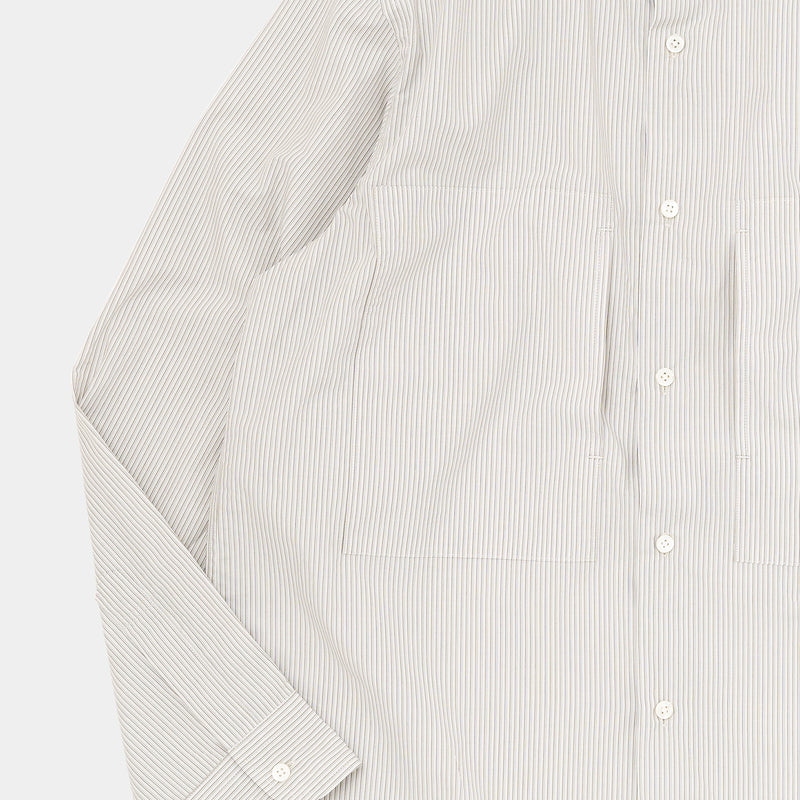 SH04231 NARROW COLLAR STRIPED SHIRT