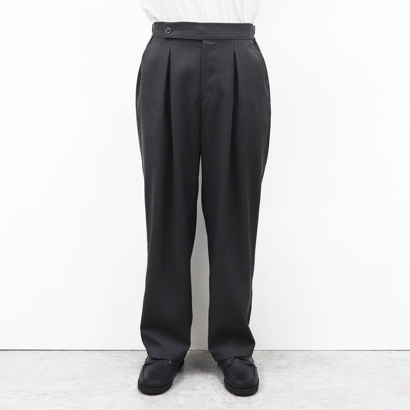 SYT-24SS-P03 2-TACK WOOL TROPICAL TROUSERS