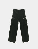 25A0304 NEP SILK CARGO TROUSERS