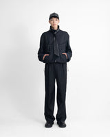 25S0222 DENIM WOOL TRACK JACKET
