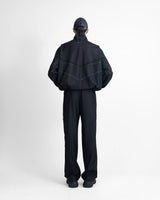 25S0222 DENIM WOOL TRACK JACKET