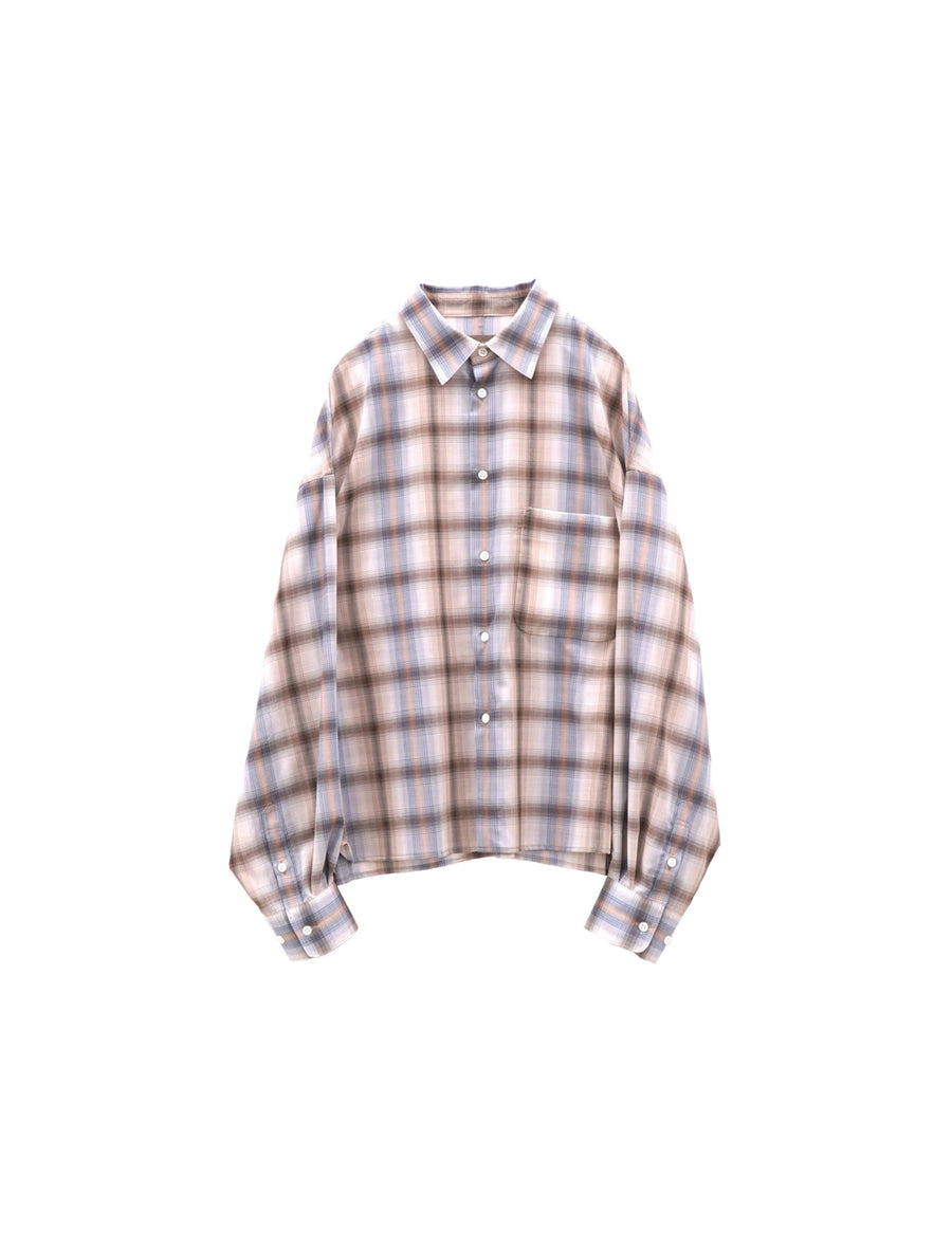 69SHT01 SP120’s SHEER CHECK SHIRT