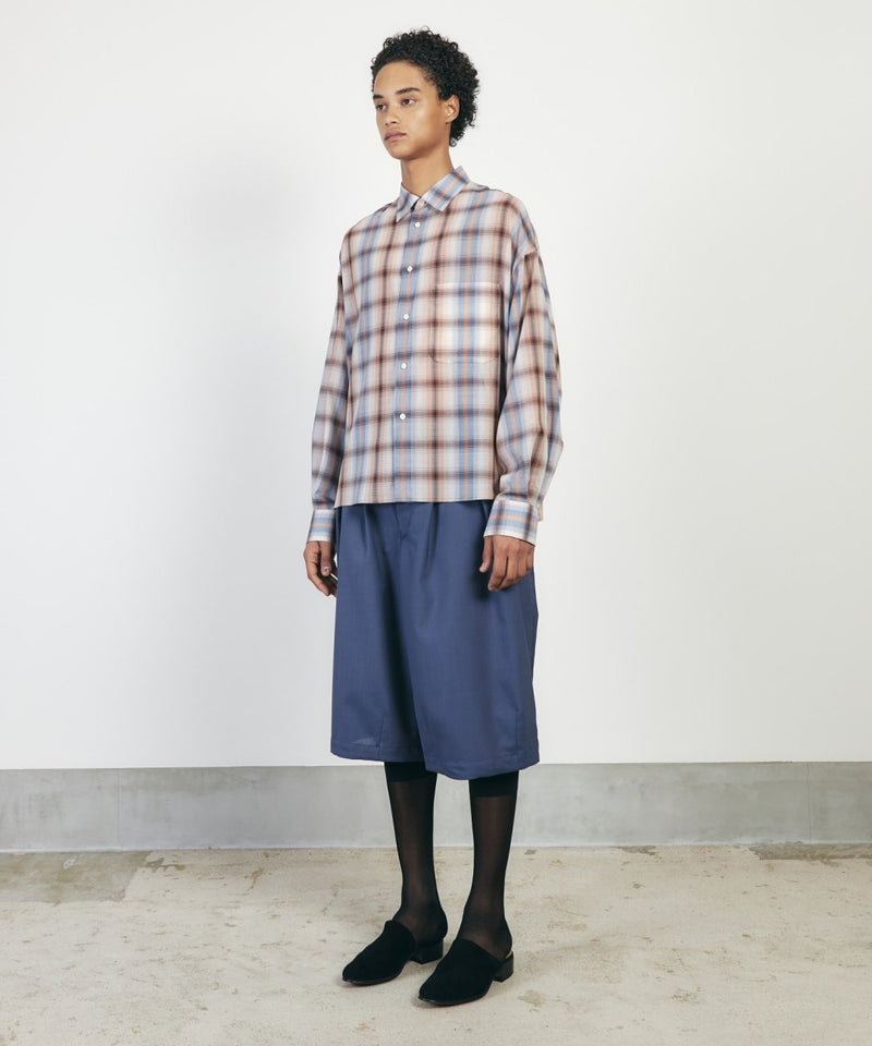 69SHT01 SP120’s SHEER CHECK SHIRT