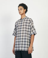 69SHT02 SP120’s SHEER CHECK DOLMAN SHIRT