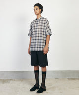 69SHT02 SP120’s SHEER CHECK DOLMAN SHIRT