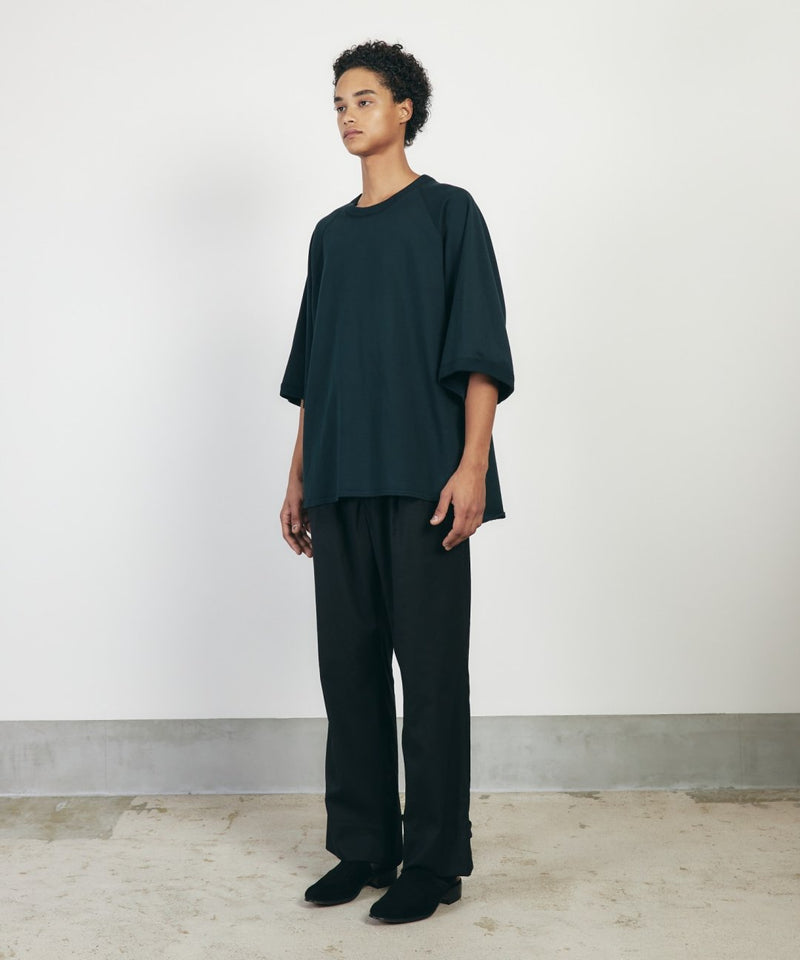 RK-PN022 36G WASHI URAKE WIDE CREW NECK