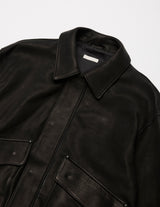 UBL46-LC265 CALF LEATHER FLIGHT JKT