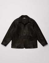 UBL49-LC265 CALF LEATHER COVERALL JKT