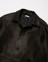 UBL49-LC265 CALF LEATHER COVERALL JKT