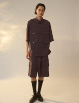 M732-B54-501 MULTI POCKET HALF SLEEVE SHIRT