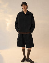 M732-Y50-900 CROPPED BOX BLOUSON