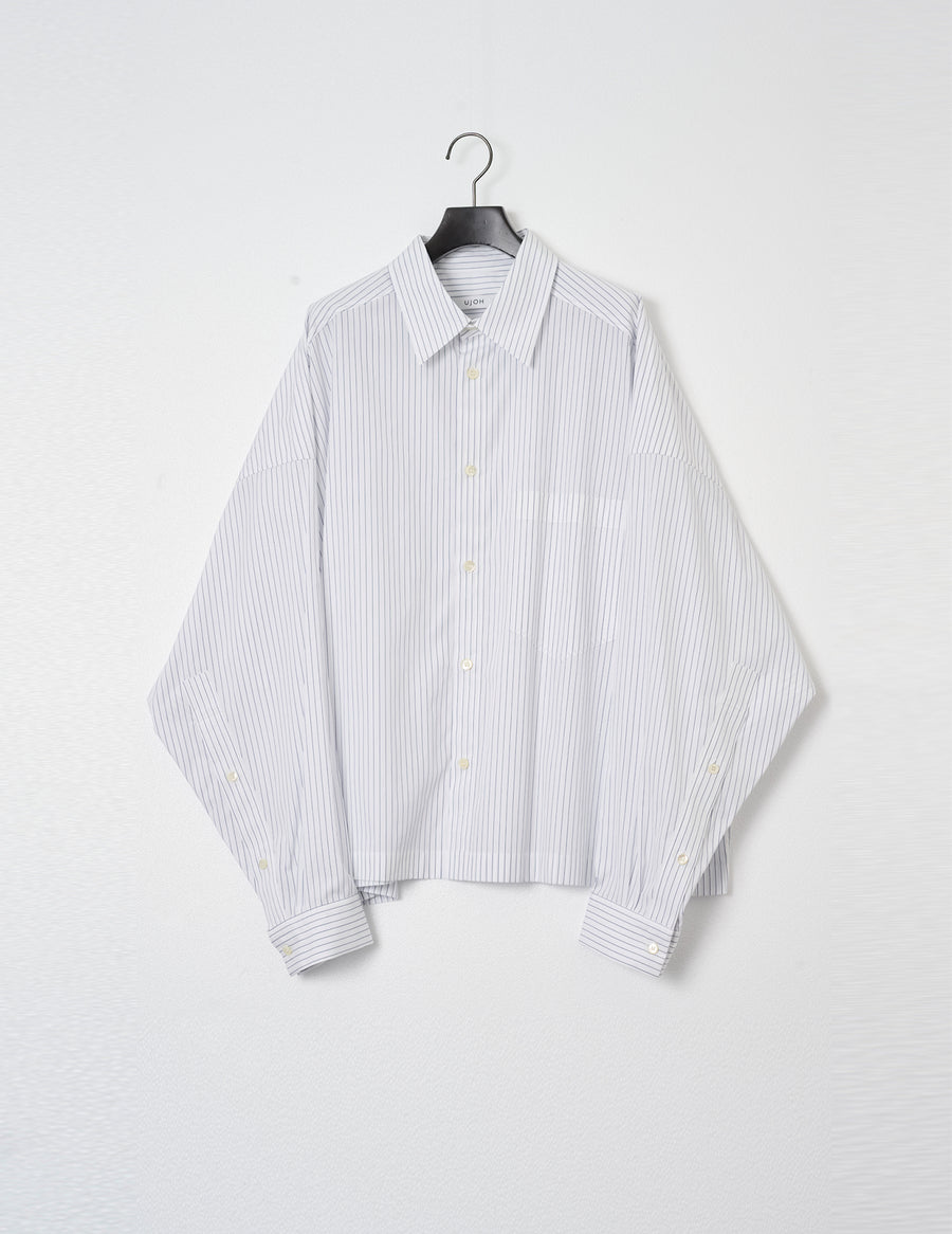 M742-B51-007 BOX CROPPED SHIRT