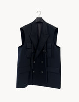 M744-V51-100 4BW BELT POCKET VEST